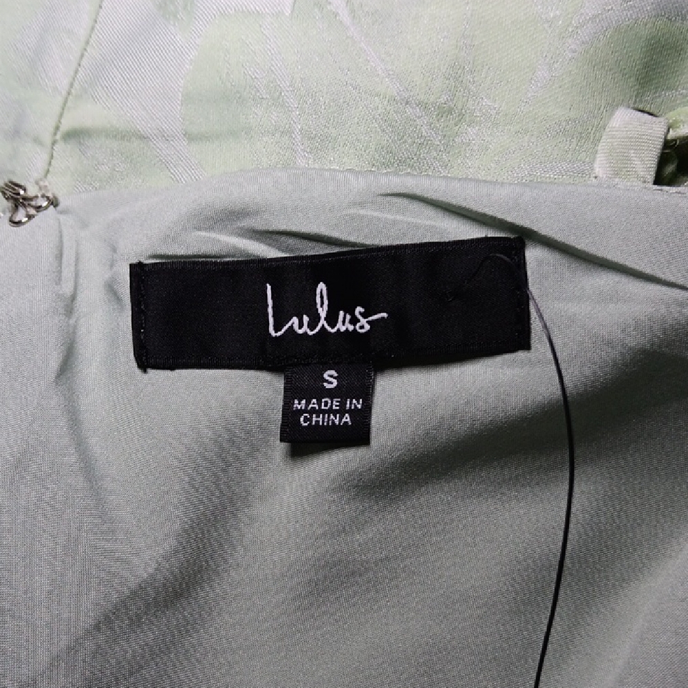 Lulu's Sage One-Shoulder Dress - Picture 3 of 8